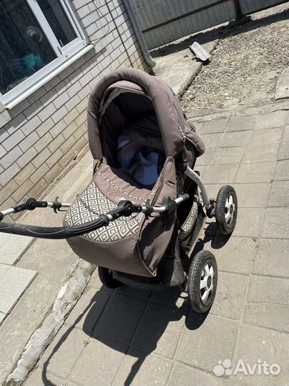 Коляска 2 в 1 Диана тедди