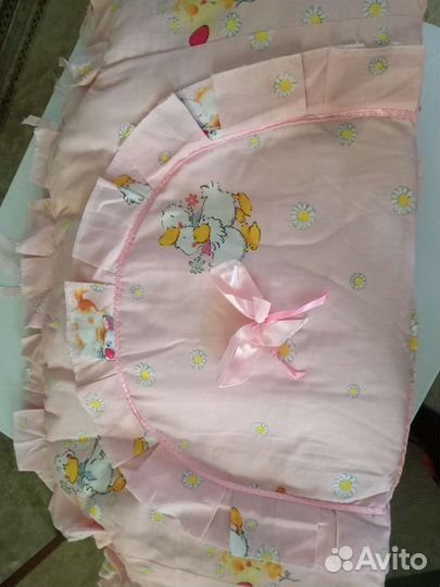 Мягкие бортики для детской кроватки