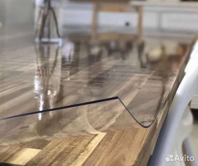 Прозрачная скатерть, мягкое стекло, плёнка пвх