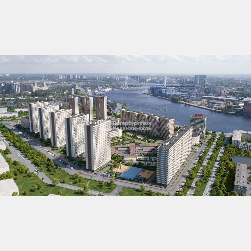 2-к. квартира, 61,7 м², 6/25 эт.