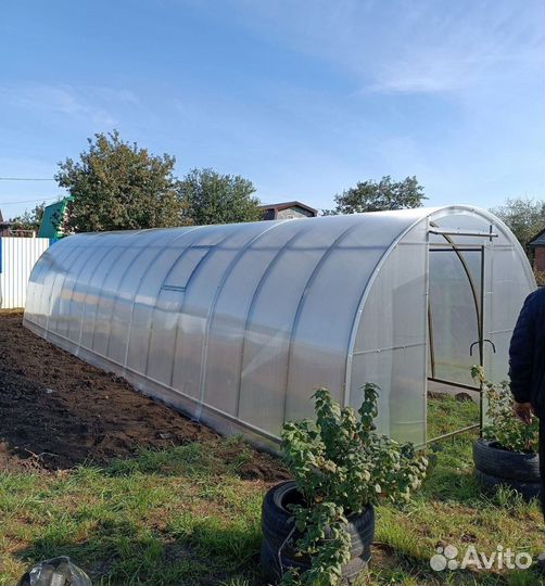 Теплицы в наличии (каркас + поликарбонат)