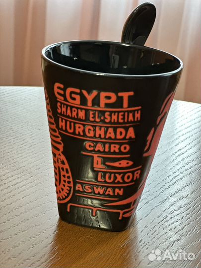Кружка с ложкой Египет