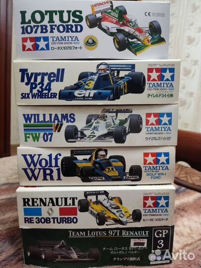 Сборные модели 6 штук. Резерв