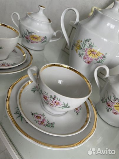 Чайный сервиз СССР рига винтаж