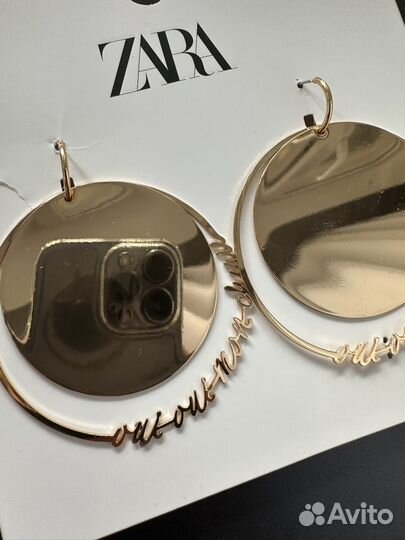 Сериги zara оригинал