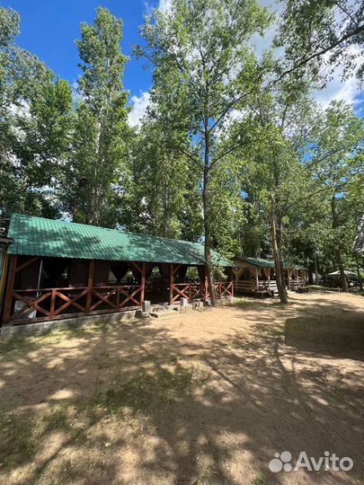 Отдых на берегу Волги (беседки, гостиница)