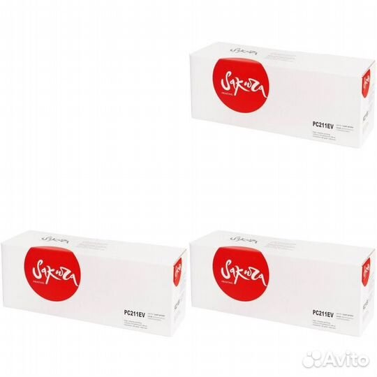 Картридж Sakura sapc211EV-3PK 1438842