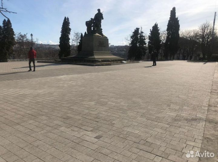 Тротуарная Плитка Старый Город Гранит Серый