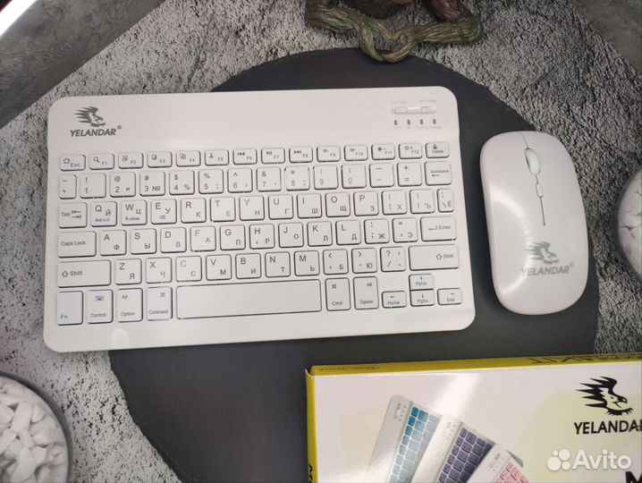 Мини Беспроводная клавиатура и мышь Bluetooth