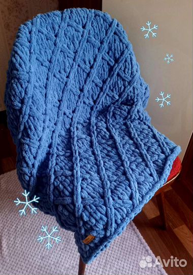 Плед детский плюшевый