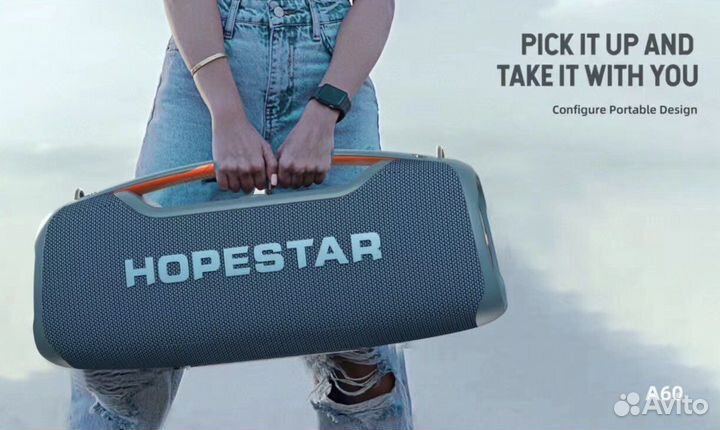 Мощная блютуз колонка Hopestar A60