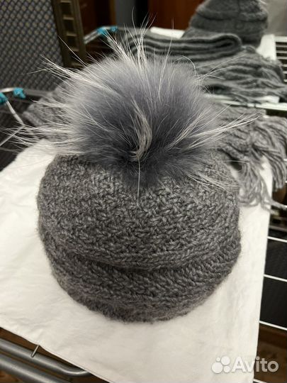 Комплект шапка и шарф женские