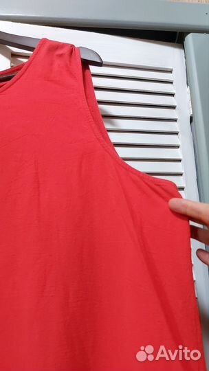 Сарафан женский красный,хлопок