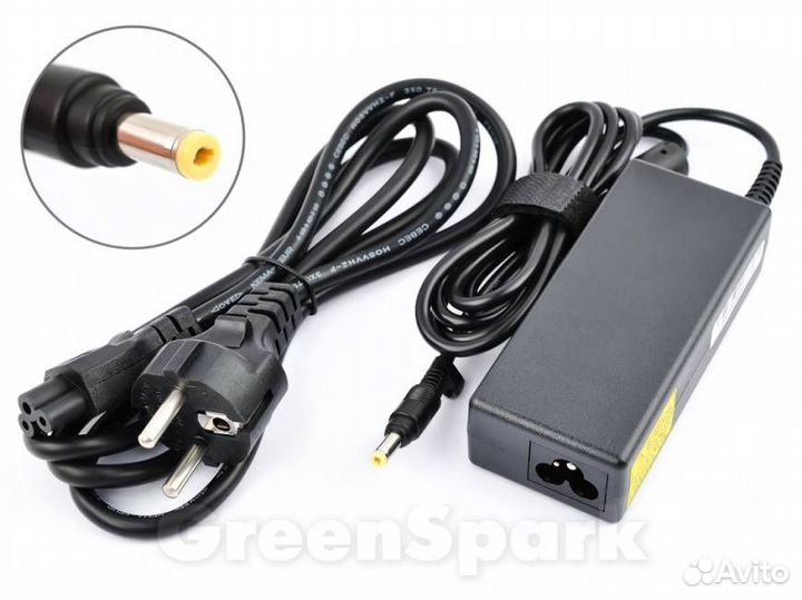 Блок питания для ноутбука HP 18,5V / 3,5A разъем