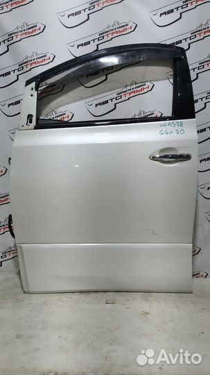 Дверь toyota alphard vellfire ANH20W ANH25W ATH20W GGH20W GGH25W 6700258040 передняя левая белый, 07