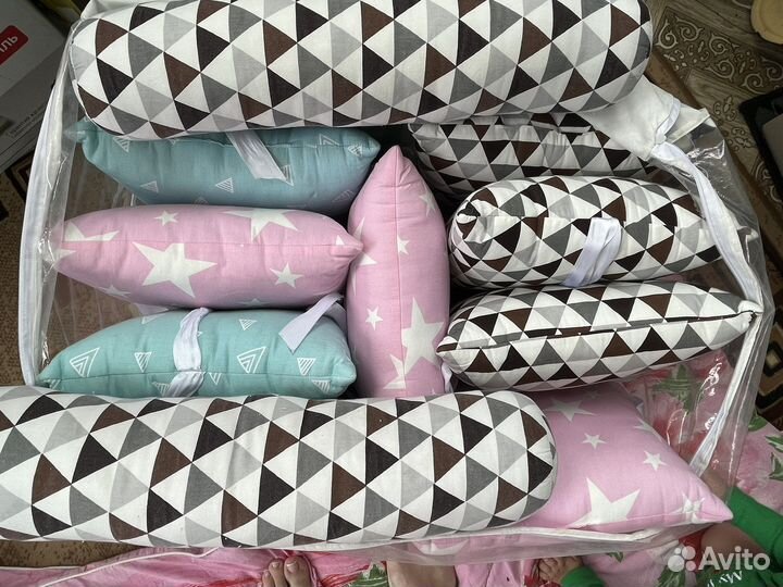 Бортики в детскую кроватку