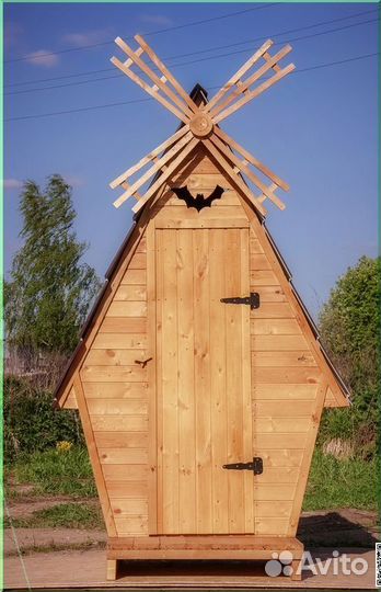 Уличный туалет с установкой ART126