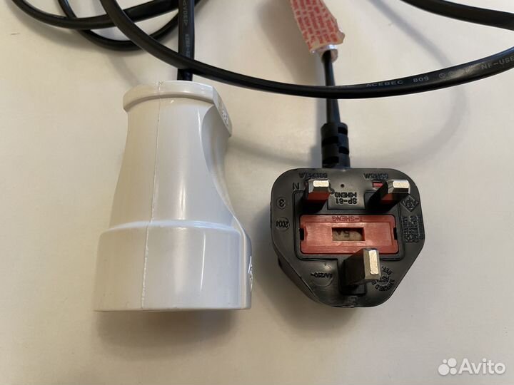 Шнур-удлиннитель (переходник) с Британской вилки G