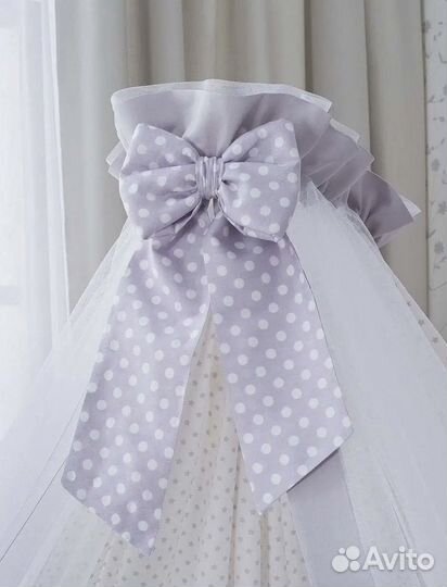 Балдахин на кроватку, бампер на кроватку