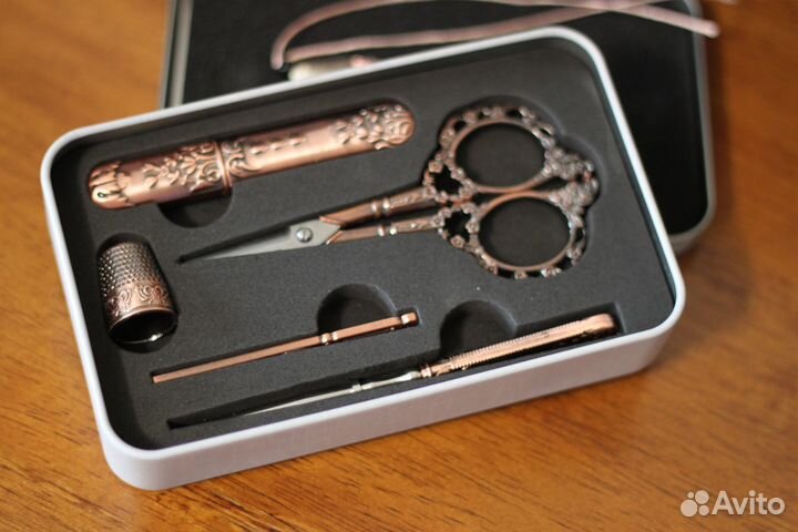 Подарочный набор для рукоделия в винтажном стиле