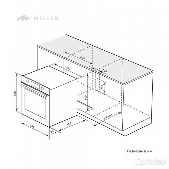 Духовой шкаф Millen Meo 602 IX