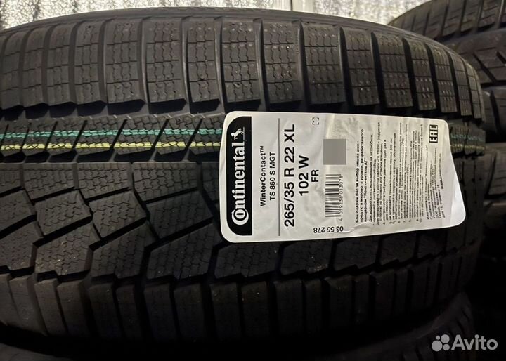 Continental ContiWinterContact TS 860S 265/35 R22 и 285/35 R22