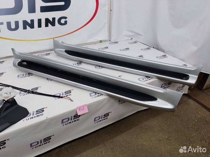 Подножки Land Cruiser 200 LX570 Silver