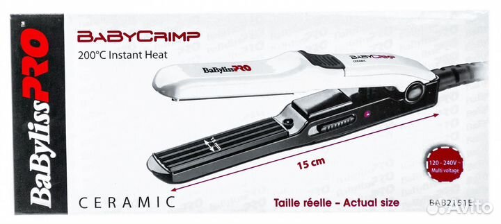 Щипцы гофре babyliss pro