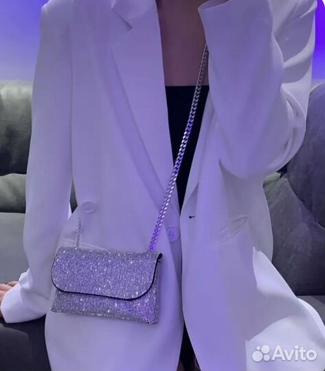 Блестящий клатч