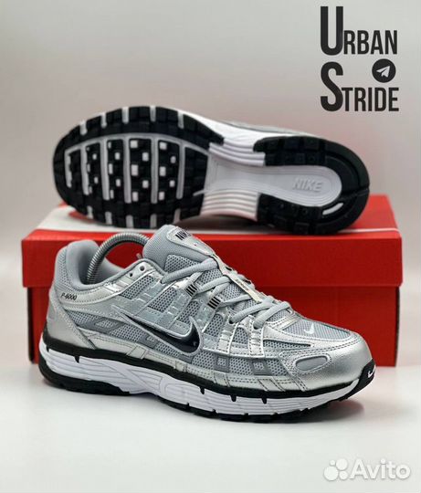 Кроссовки Nike P-6000 metallic silver