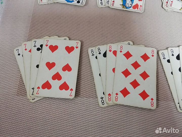 Колода игральных карт комплект винтаж Франция