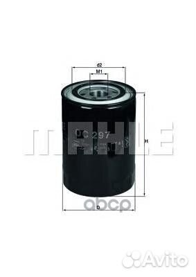 Фильтр масляный oc297 Mahle/Knecht