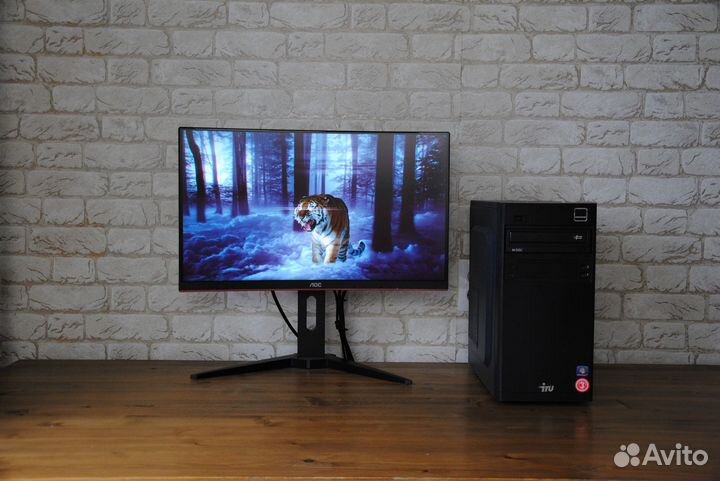 Игровой компьютер intel i3 9100f, GTX 1060, 16gb