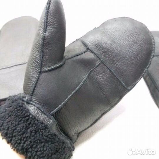 Варежки из овчины из Монголии