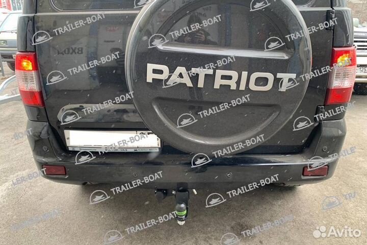 Фаркоп УАЗ Патриот 05-нв под квадрат, 50мм 41242