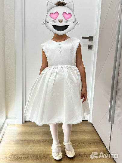 Красивое платье для девочки 116 122 128
