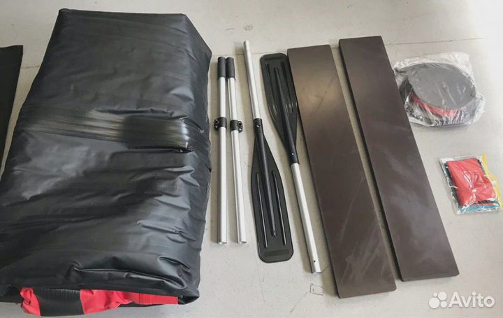 Лодка Skat Тритон 390 Fi нд; т.серо-красный