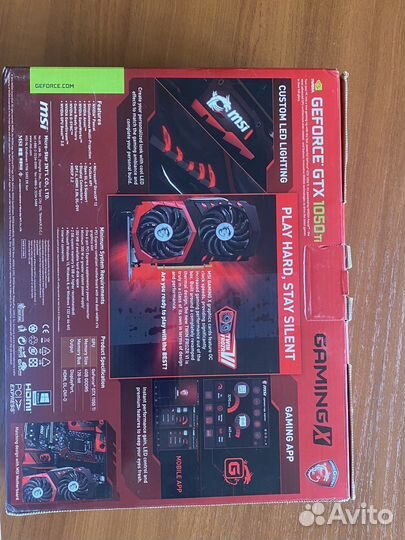 Msi gtx 1050 ti 4gb