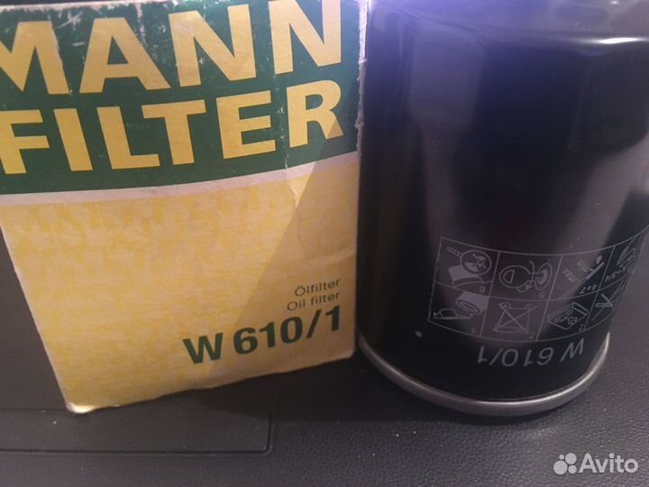 Масляный фильтр mann W610/1