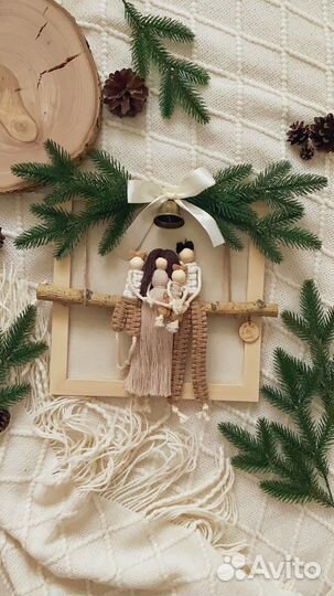 Панно оберег макраме