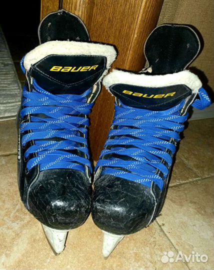 Хоккейные коньки bauer 33,5 размер