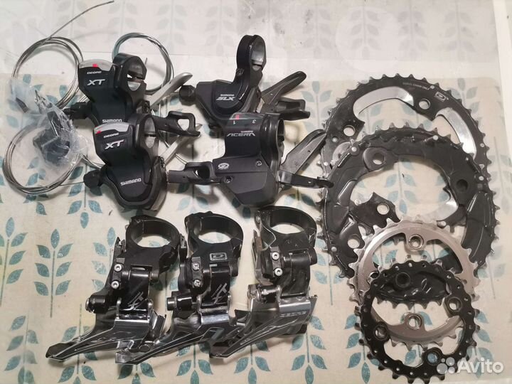 Кассета и переключатель Shimano XT/SLX