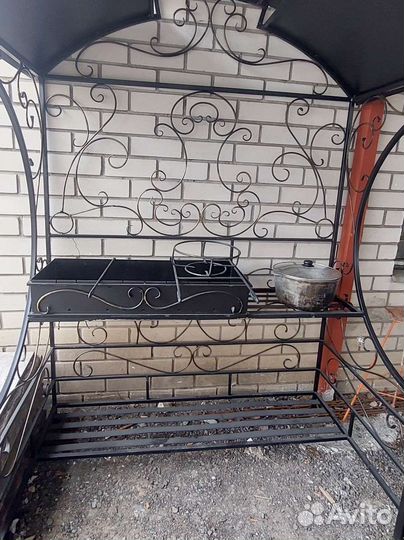 Кованые мангалы с крышей