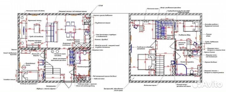 Планировочное решение. Перенос чертежей в autocad