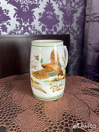 Пивная кружка охотник Дулево