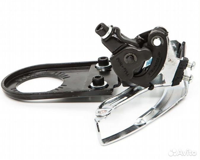 Переключатель передний fatbike, хомут, уг.:63-66