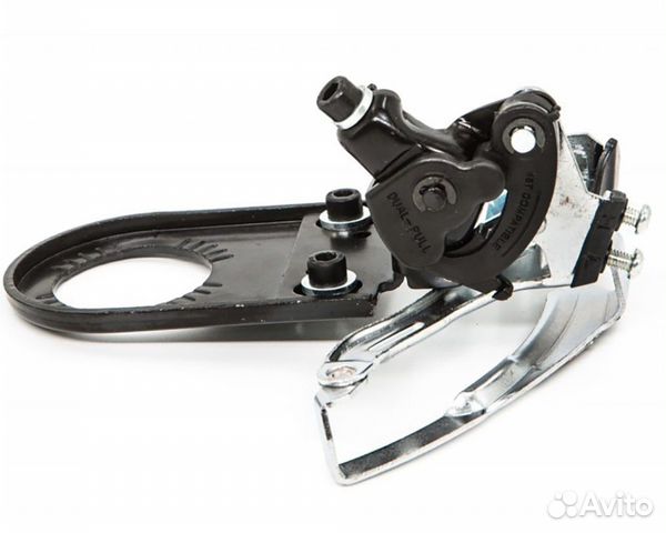 Переключатель передний fatbike, хомут, уг.:63-66