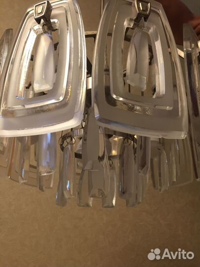 Люстра хрусталь винтаж СССР(6 ламп)