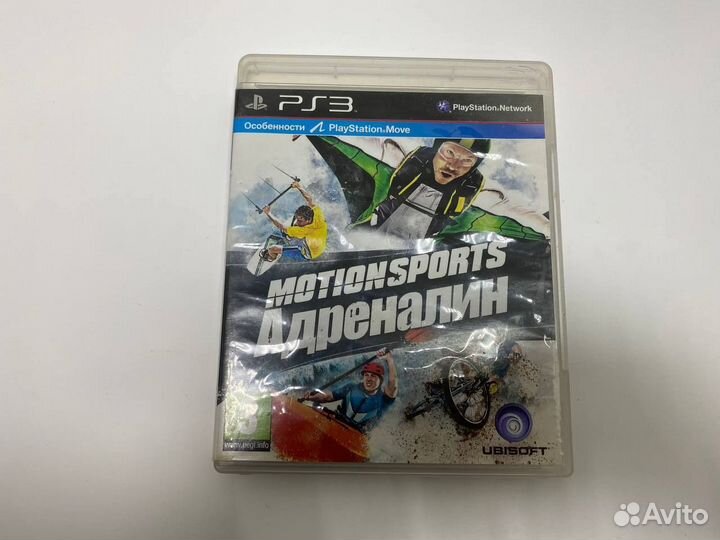 Диск PS3 MotionSports Адреналин Лицензия