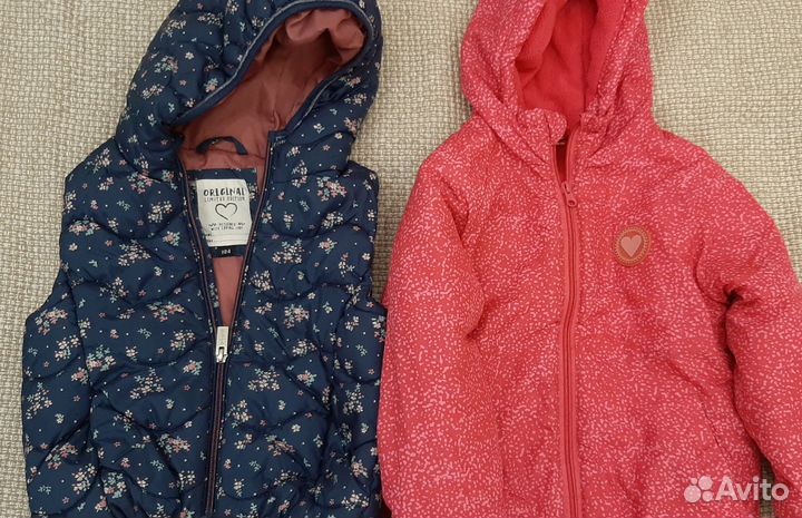 Куртка на девочку 98 104 пакетом